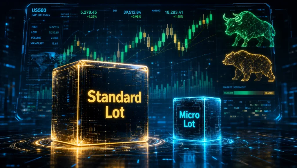 Standard Lot vs Micro Lot: A Trader's Guide to US Index Risk