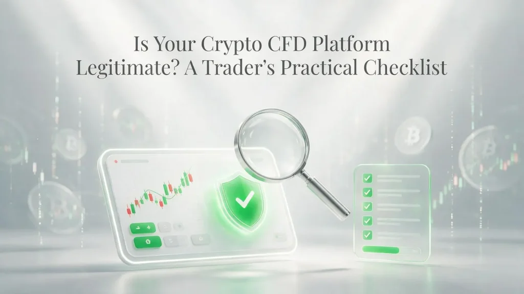 Is Your Crypto CFD Platform Legitimate? A Trader's Practical Checklist